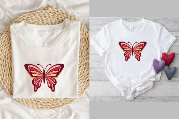 Download Butterfly T Shirt Design, Vintage, A5 - Butterfly t shirt design Collection