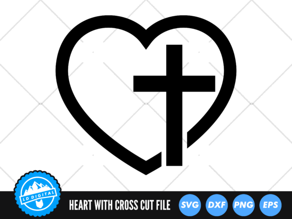 Download Christian Cross SVG | Cross Heart SVG - Cross svg Collection
