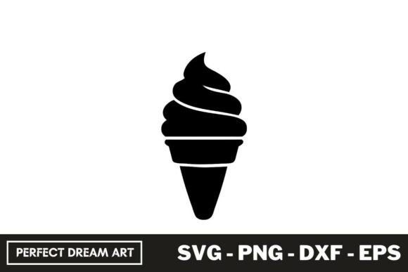 Download Ice Cream Silhouette Cutting File - Silhouette cutting Collection