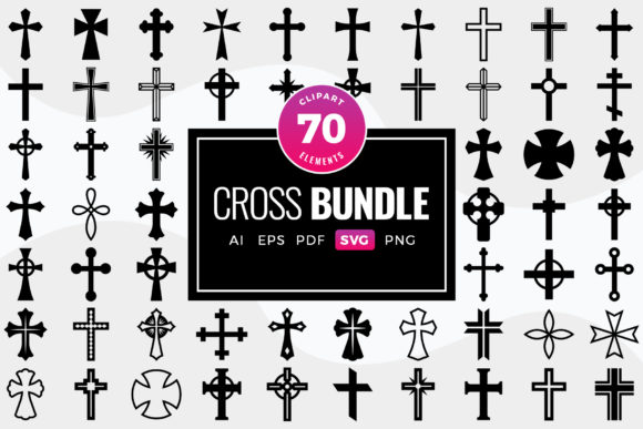 Download Cross SVG Clipart Set - Cross svg Collection