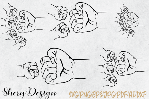 Download Father's Day Fist Bump Set Png - Premium Resources